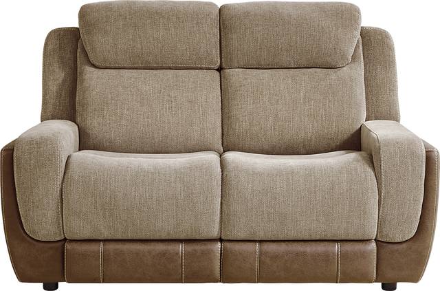 State Street Camel 5 Pc Living Room with Dual Power Reclining Sofa - Thumbnail - Image 4