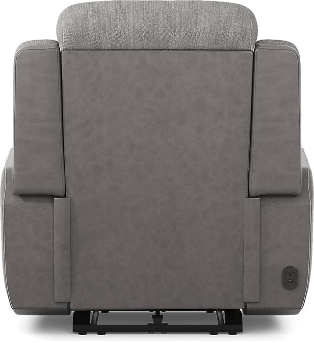 State Street Gray Dual Power Recliner - Thumbnail - Image 4
