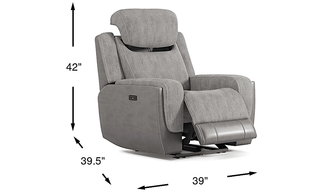 State Street Dual Power Recliner
