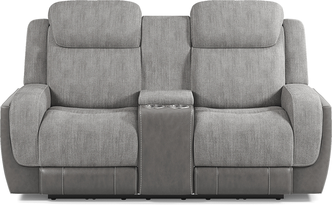 State Street Dual Power Reclining Loveseat