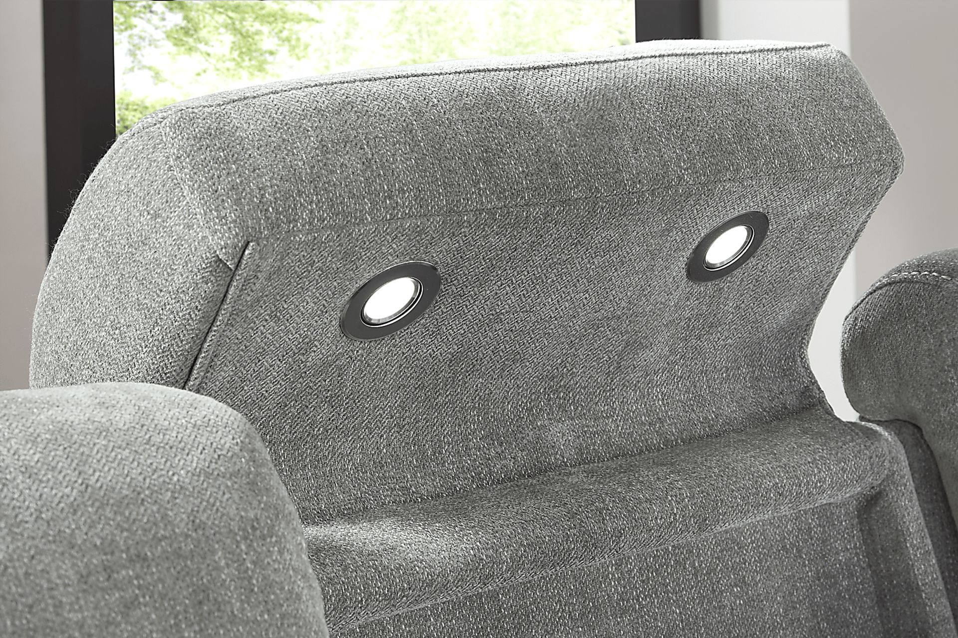 State Street Gray 2 Pc Living Room with Dual Power Reclining Sofa - Image 10