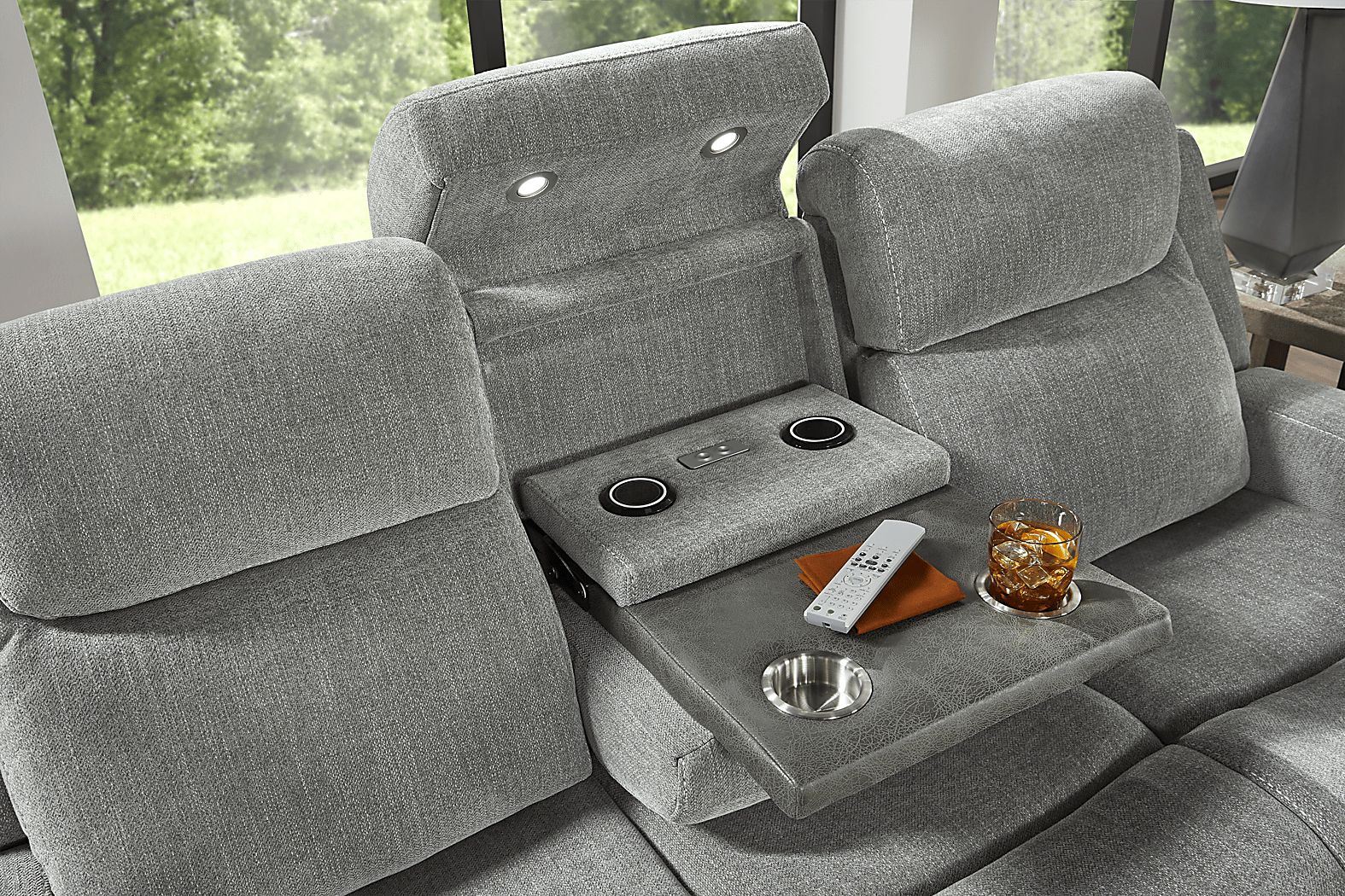 State Street Dual Power Reclining Sofa - Thumbnail 4