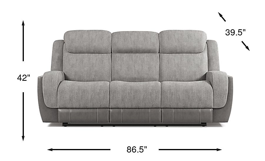 State Street Dual Power Reclining Sofa