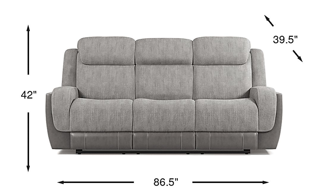 State Street Dual Power Reclining Sofa