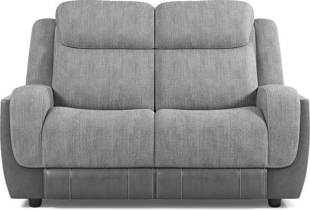 State Street Gray 5 Pc Living Room with Reclining Sofa - Thumbnail - Image 7
