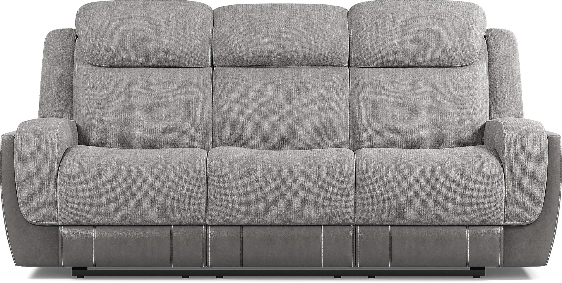 State Street Gray Reclining Sofa - Image 1
