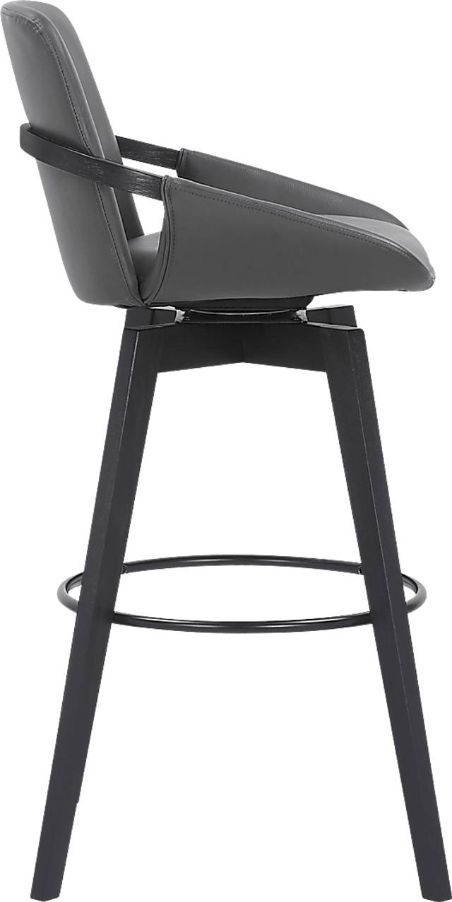 Statistreet Gray Swivel Barstool - Thumbnail - Image 4