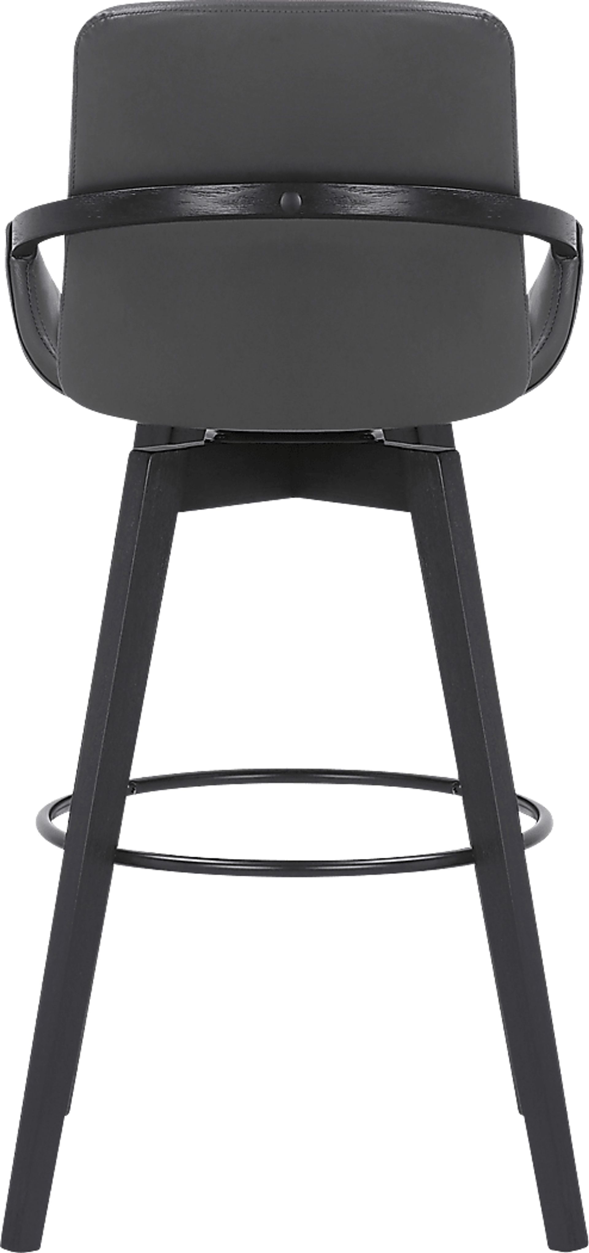 Statistreet Gray Swivel Barstool - Image 6