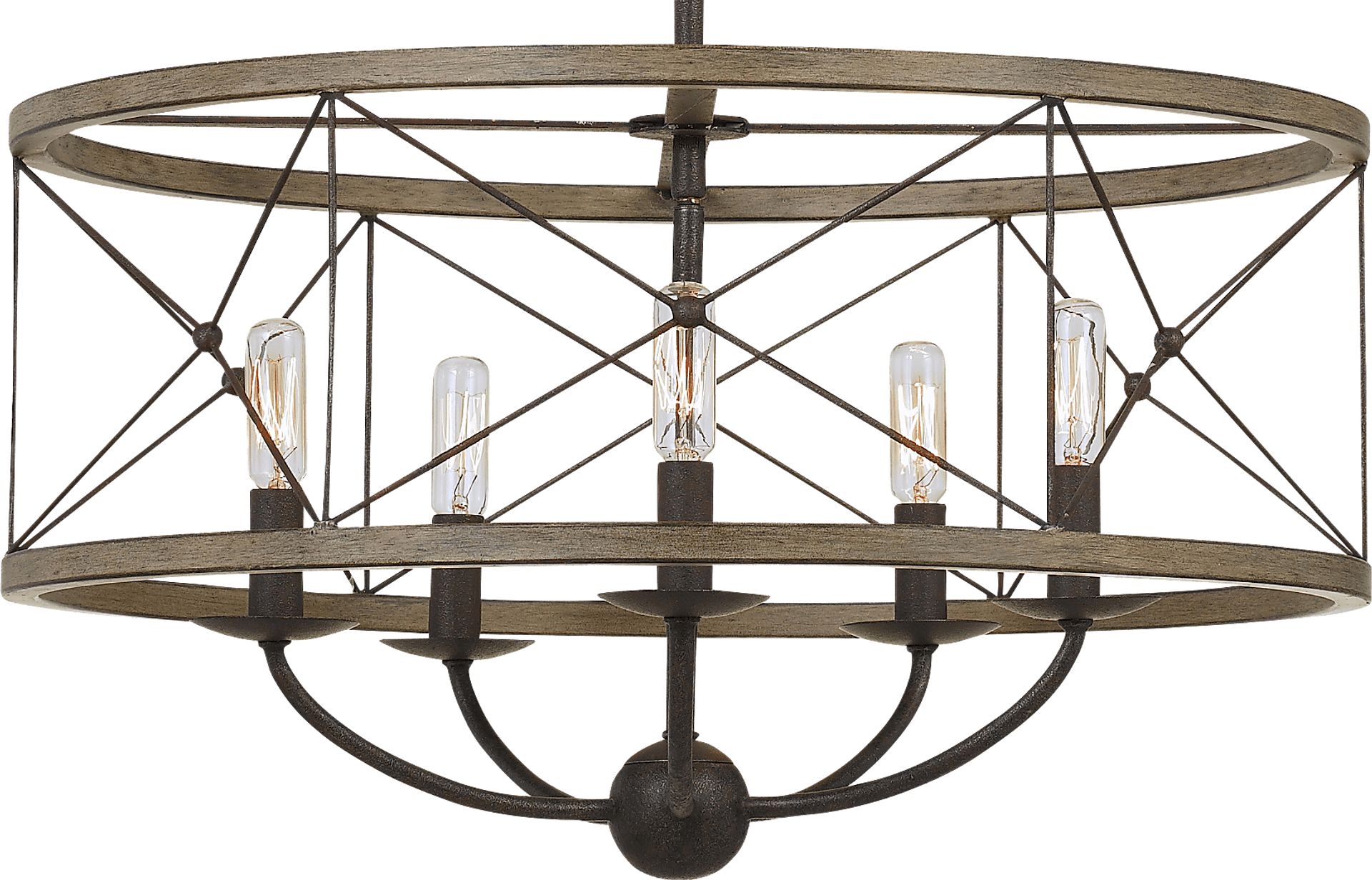 Stauffer Lane Black Chandelier - Image 2