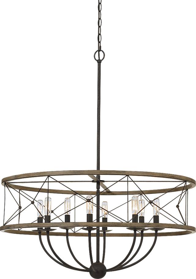 Stauffer Lane Wood Chandelier - Thumbnail - Image 1