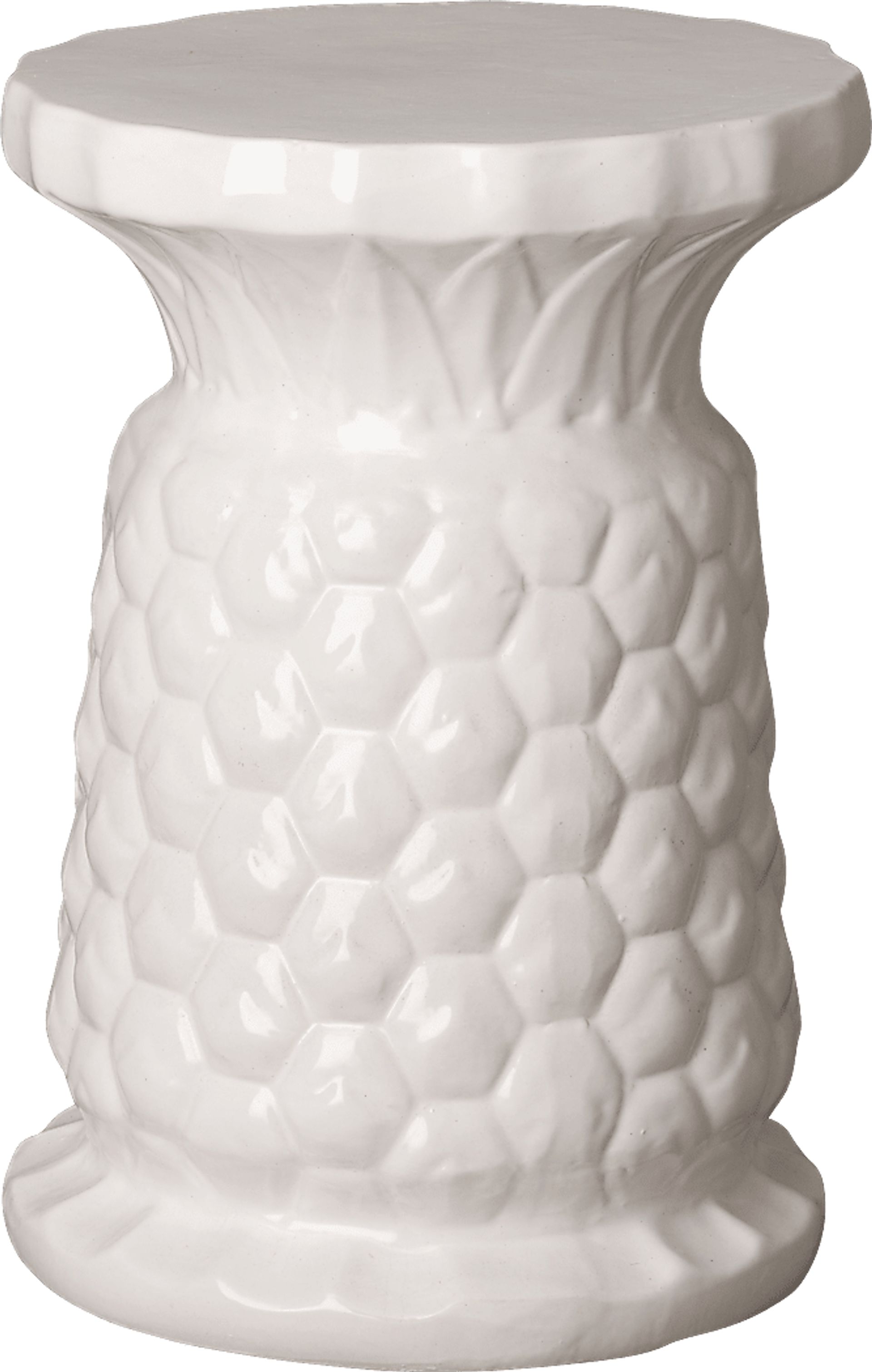 Staunton White Outdoor Stool - Image 1