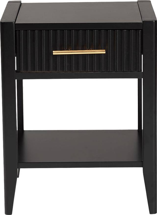 Steagall Black Nightstand - Thumbnail - Image 5