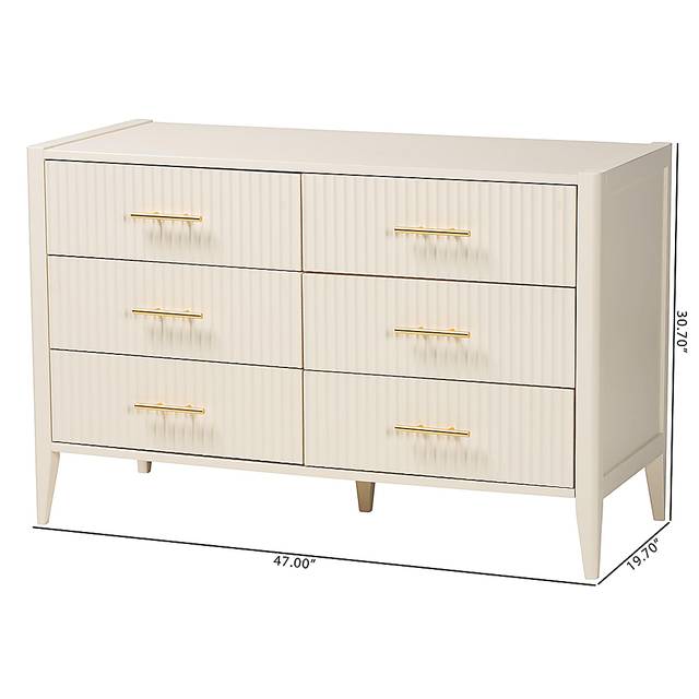 Steagall Ivory Dresser - Thumbnail - Image 3