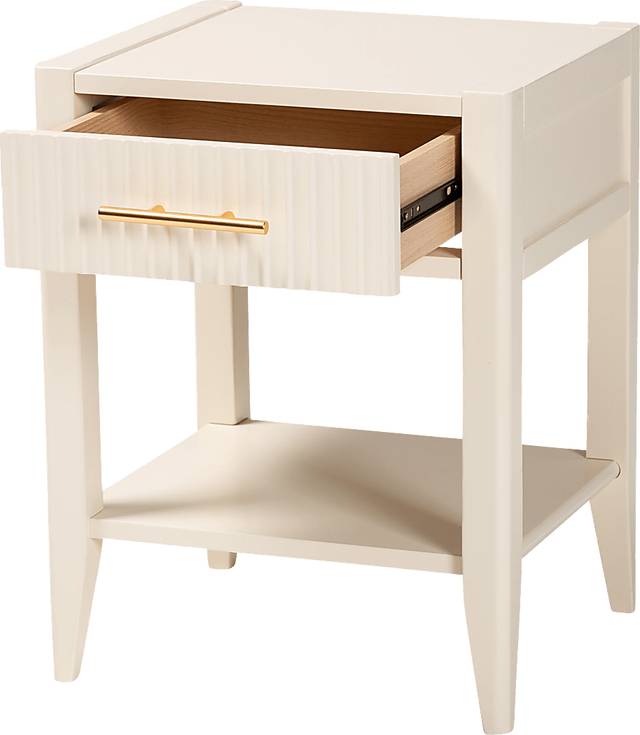 Steagall Ivory Nightstand - Thumbnail - Image 4