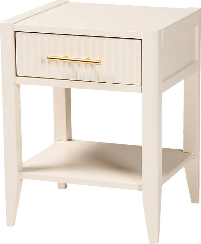 Steagall Ivory Nightstand - Thumbnail - Image 1