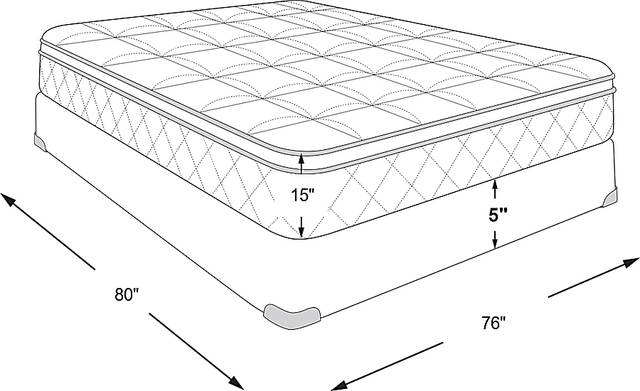 Dimension Image. Please refer to the Dimension Tab on this page for dimension details.