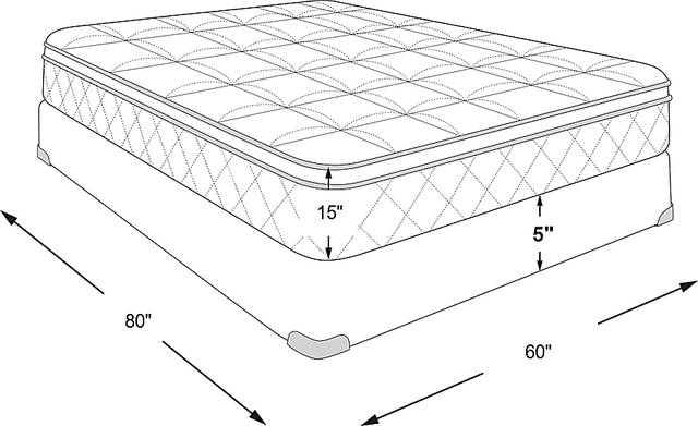 Dimension Image. Please refer to the Dimension Tab on this page for dimension details.