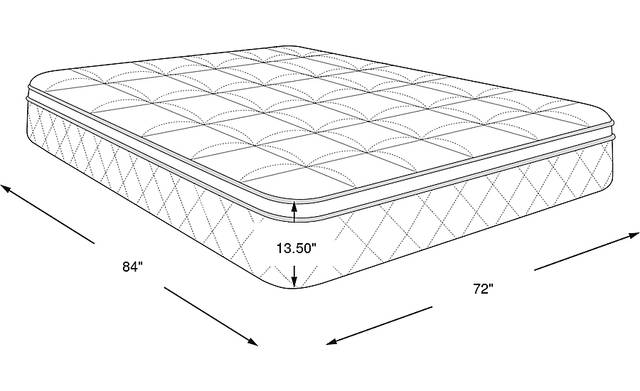 Dimension Image. Please refer to the Dimension Tab on this page for dimension details.