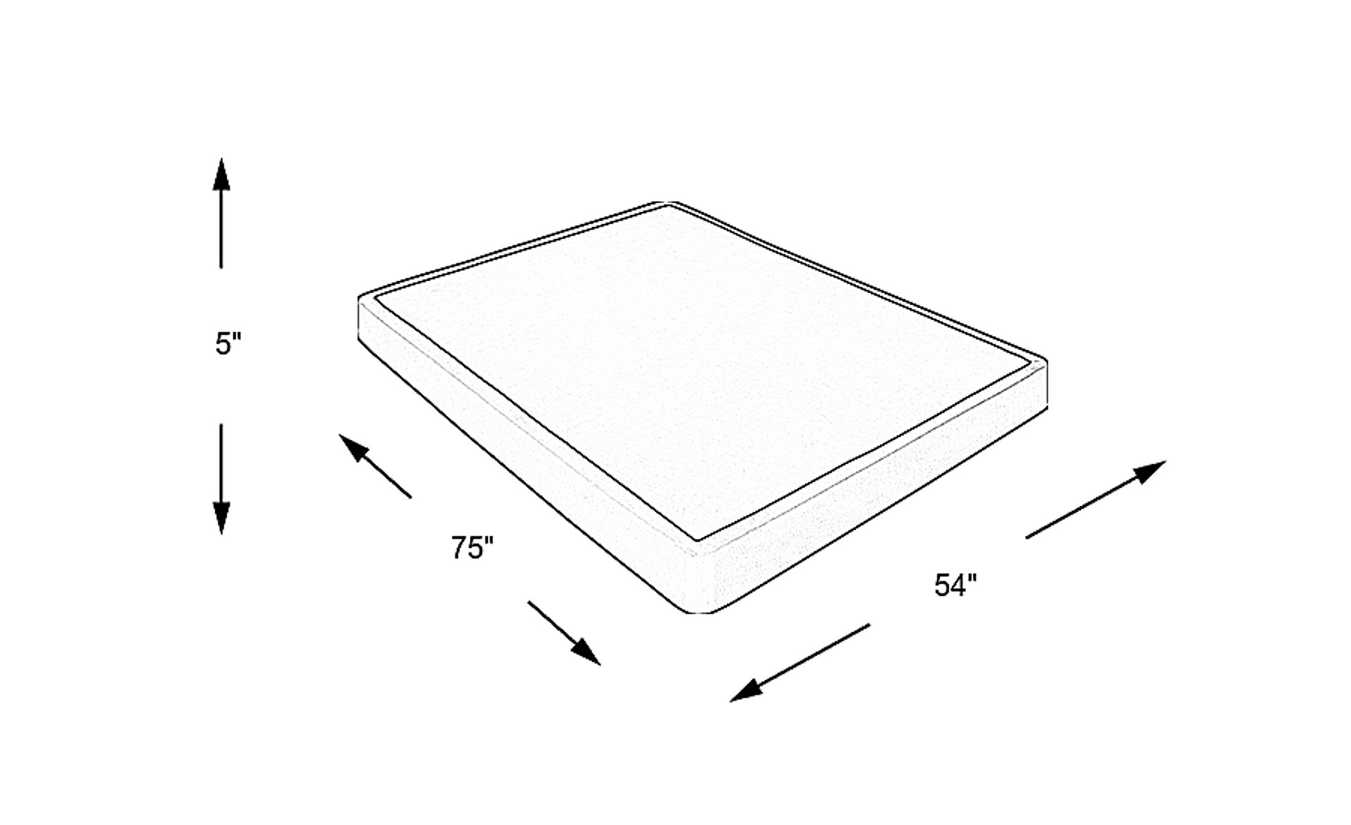 Dimension Image. Please refer to the Dimension Tab on this page for dimension details.
