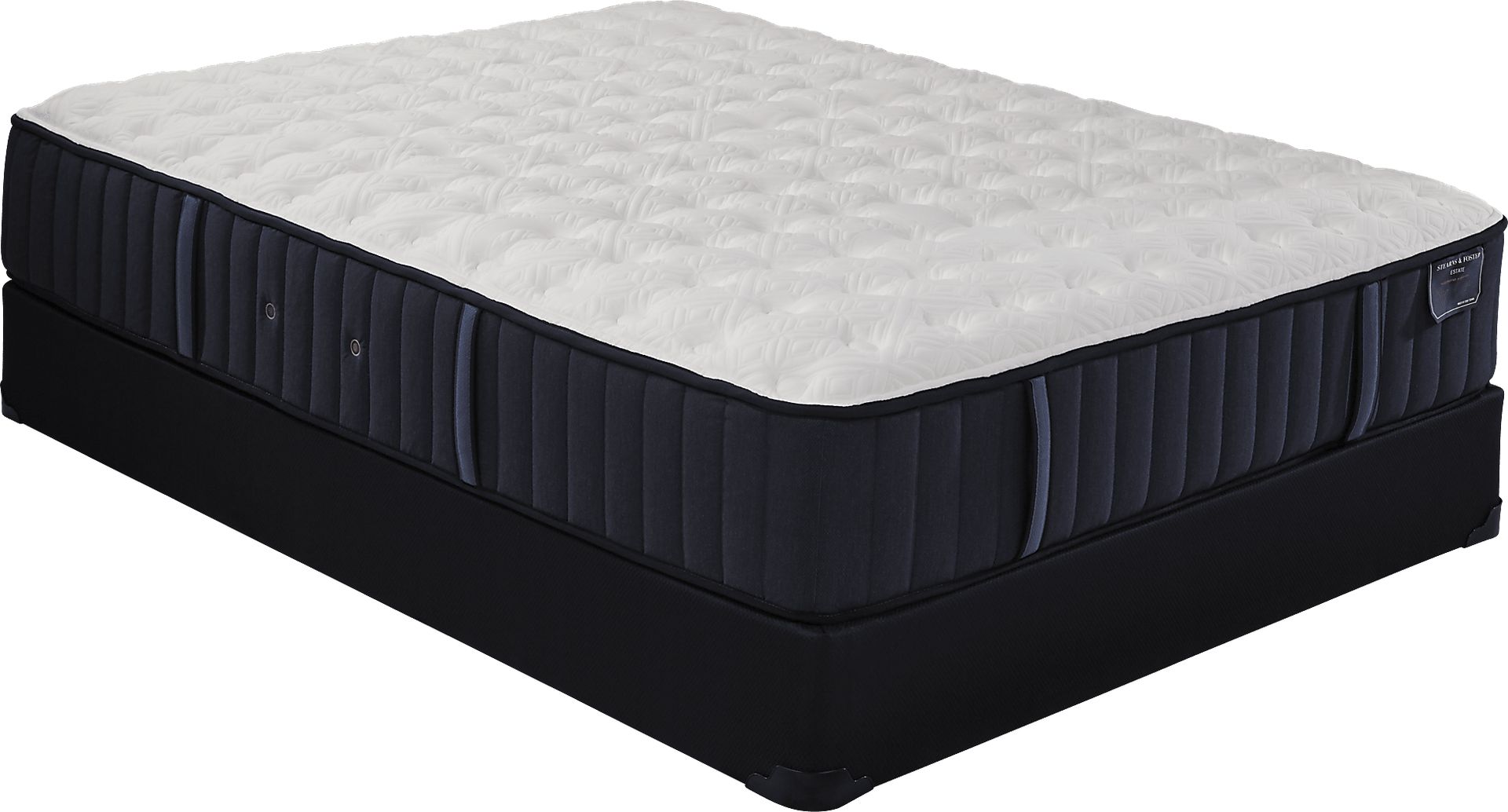 Stearns and Foster Hurston Cushion Firm Tight Top High Profile King Mattress Set - Image 1