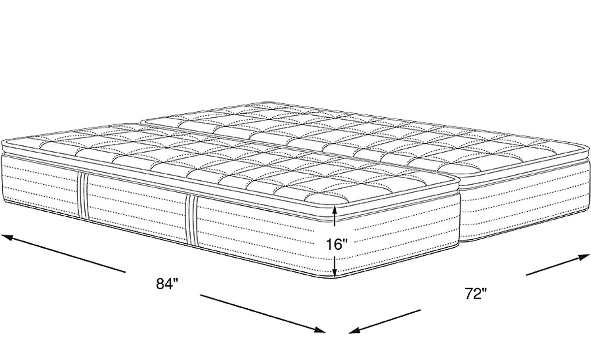 Stearns And Foster Lux Estate Elite Split King Mattress | Rooms to Go