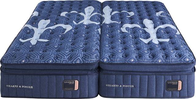 Stearns and Foster Lux Estate Soft Pillow Top Split King Mattress (2 TWXL) - Thumbnail - Image 2