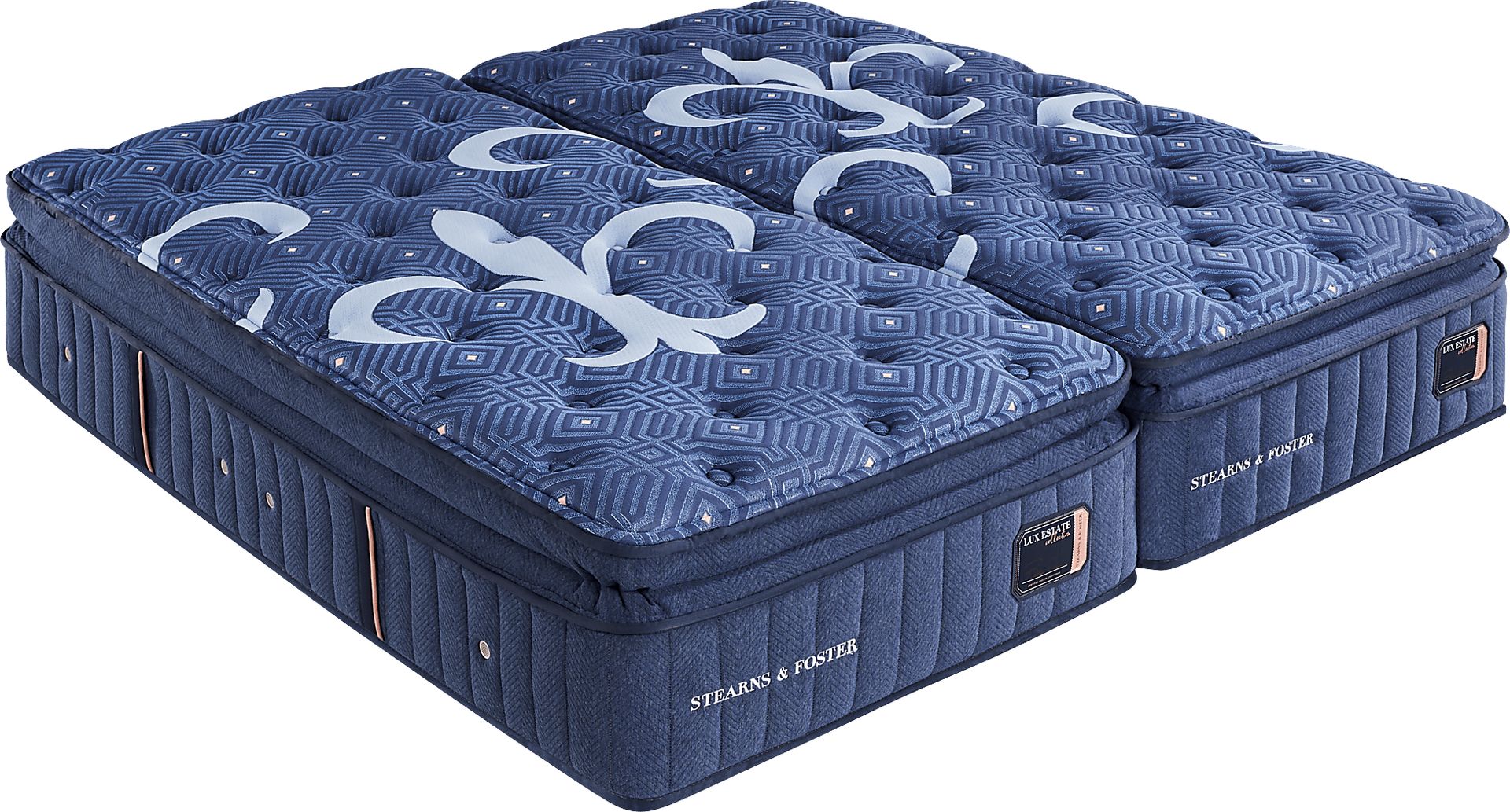Stearns and Foster Lux Estate Soft Pillow Top Split King Mattress (2 TWXL) - Image 1
