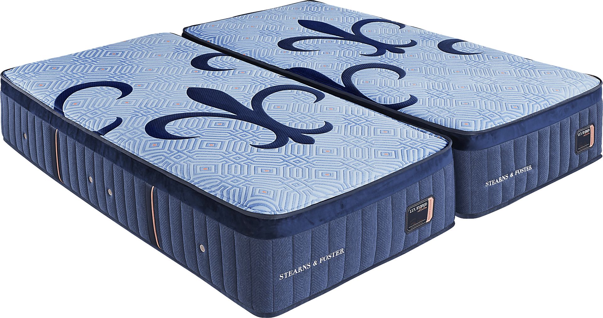 Stearns and Foster Lux Hybrid Firm Split King Mattress (2 TWXL) - Image 1