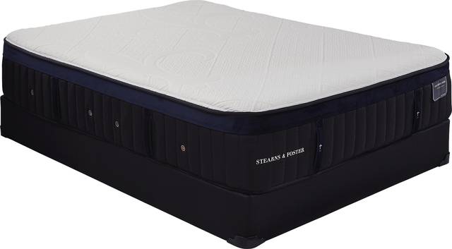 Stearns and Foster Pollock Cushion Firm High Profile Queen Mattress Set - Thumbnail - Image 1