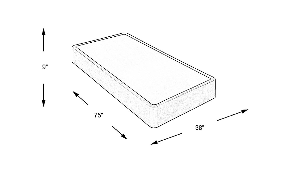 Stearns and Foster Twin High Profile Foundation Rooms To Go