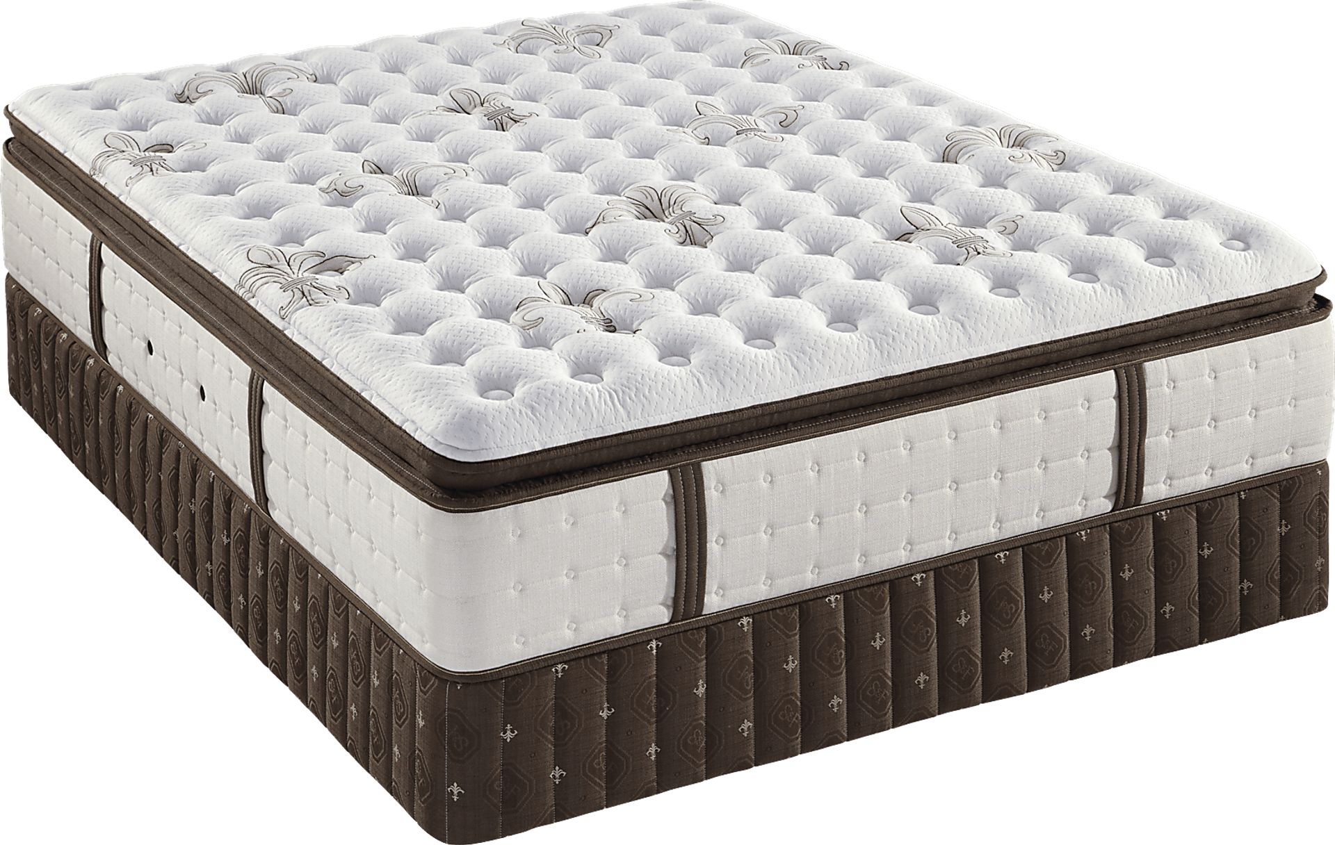 Stearns and Foster Villa San Marino Low Profile Queen Mattress Set - Image 1