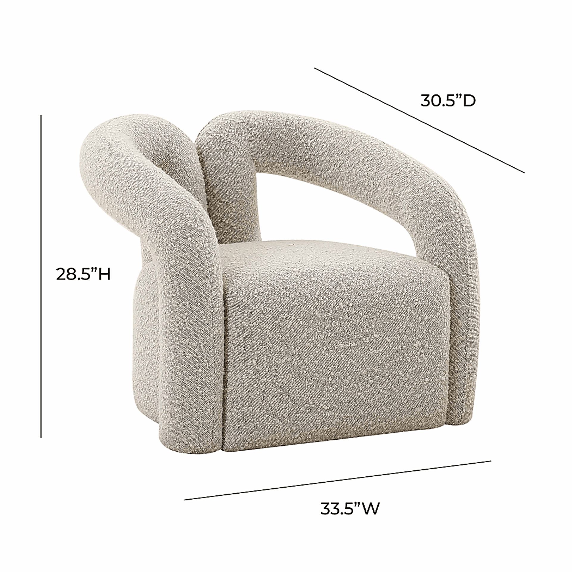 Steckley Gray Accent Chair - Image 6
