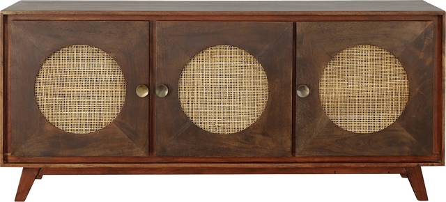 Steedsfort Brown Credenza - Thumbnail - Image 3