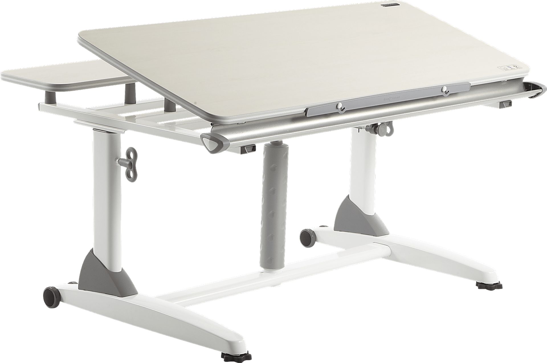 Steel Arches White Desk - Image 1