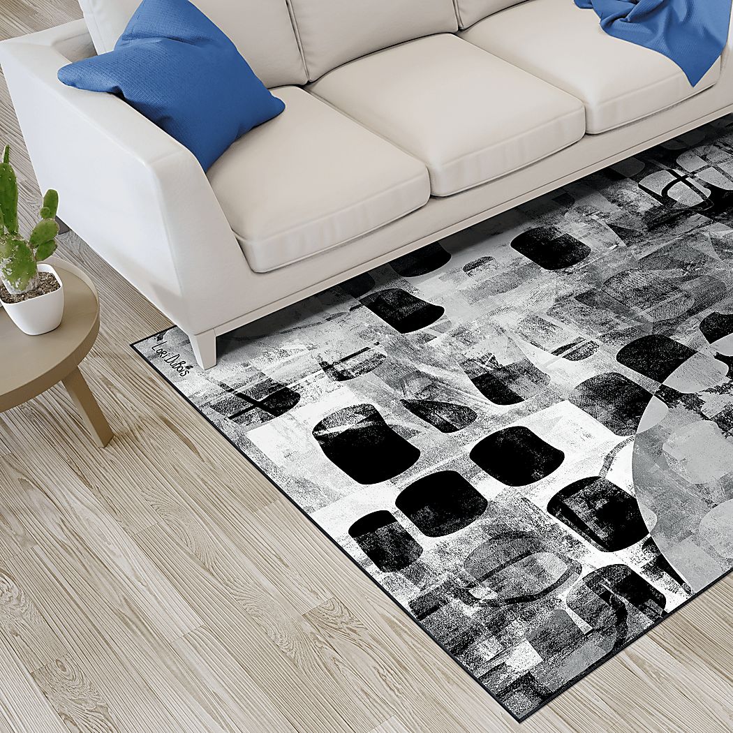 Steeldust Gray Rug - Thumbnail 4