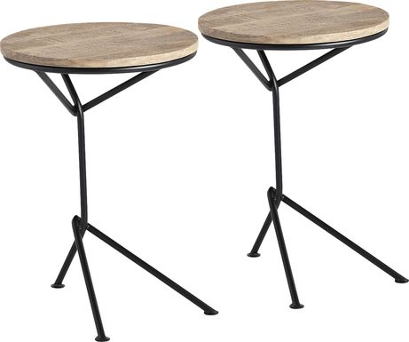 Steepleview Brown Accent Table, Set of 2