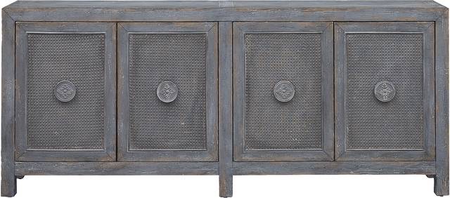 Steerforth Gray Credenza - Thumbnail - Image 3