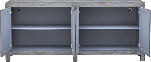 Steerforth Gray Credenza - Thumbnail - Image 5