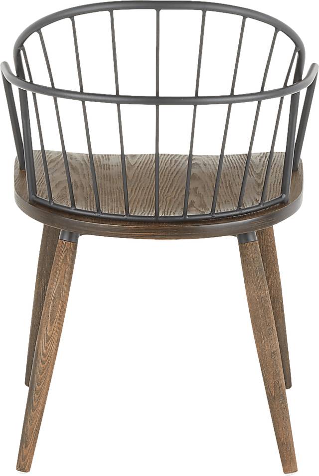 Steffek Brown Arm Chair, Set of 2 - Thumbnail - Image 6