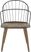 Steffek Brown Arm Chair, Set of 2