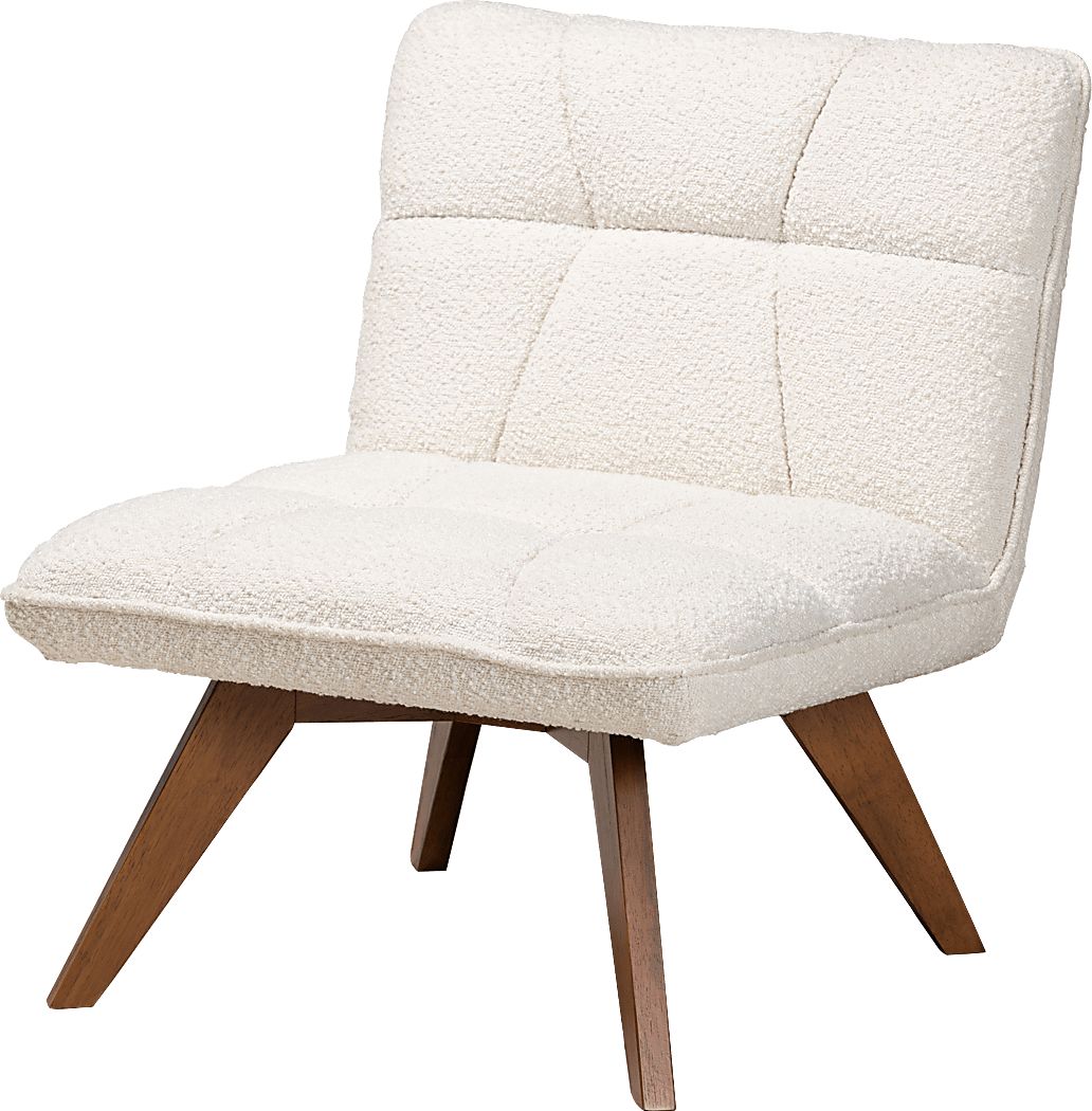 Stegen White Accent Chair