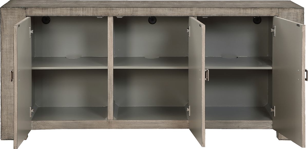 Steinbeck Gray Credenza 