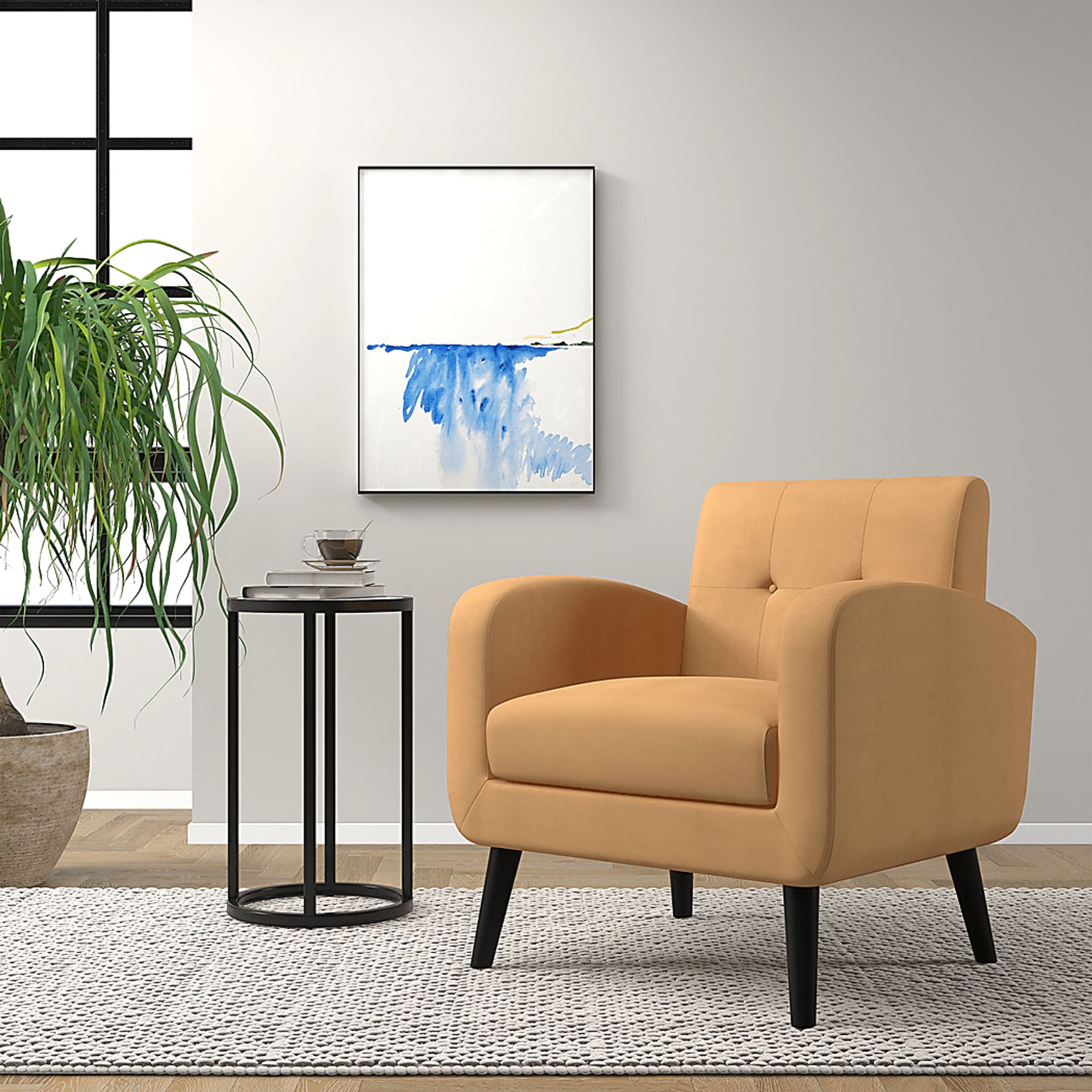 Steinber Gold Accent Chair - Image 2