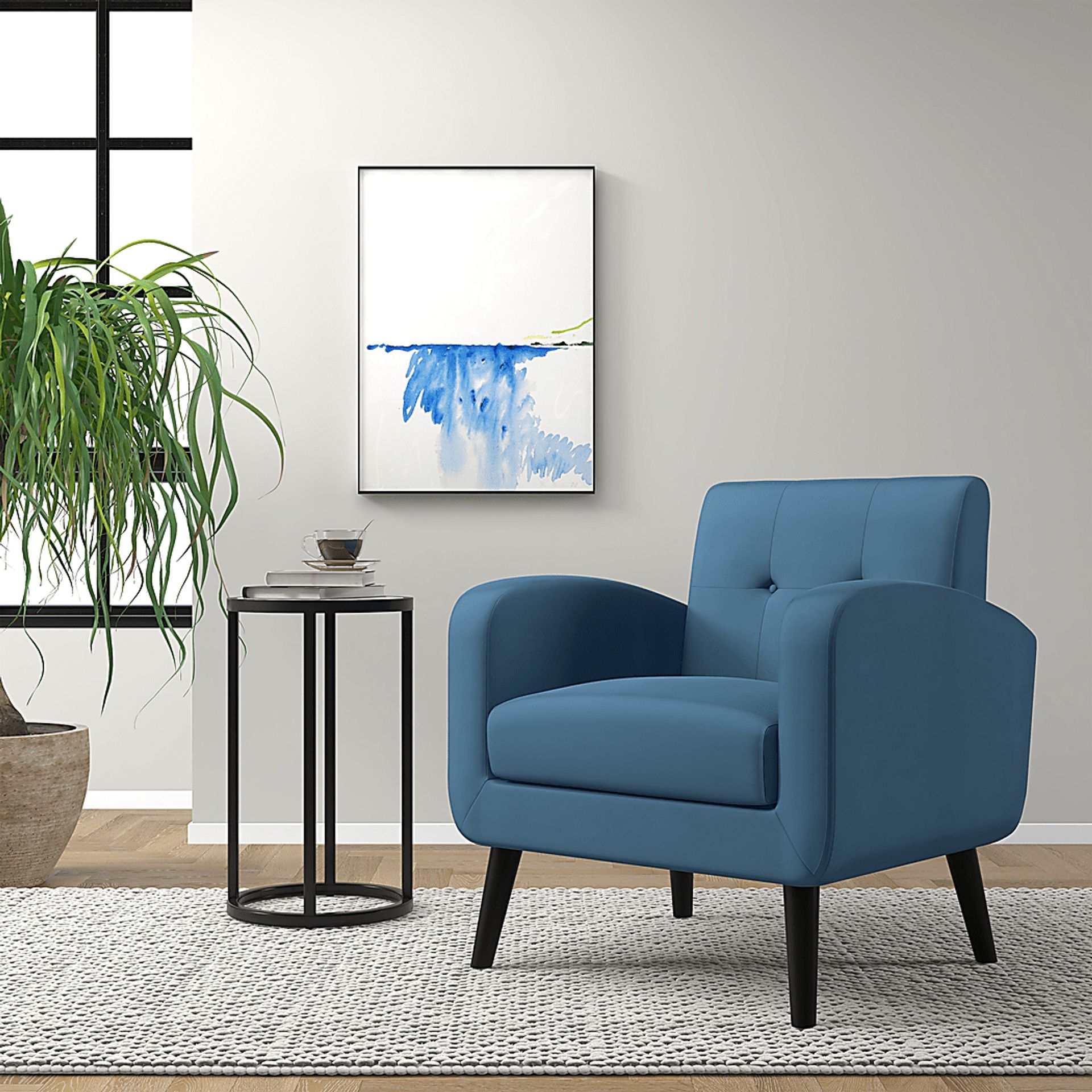 Steinber Teal Accent Chair - Image 2