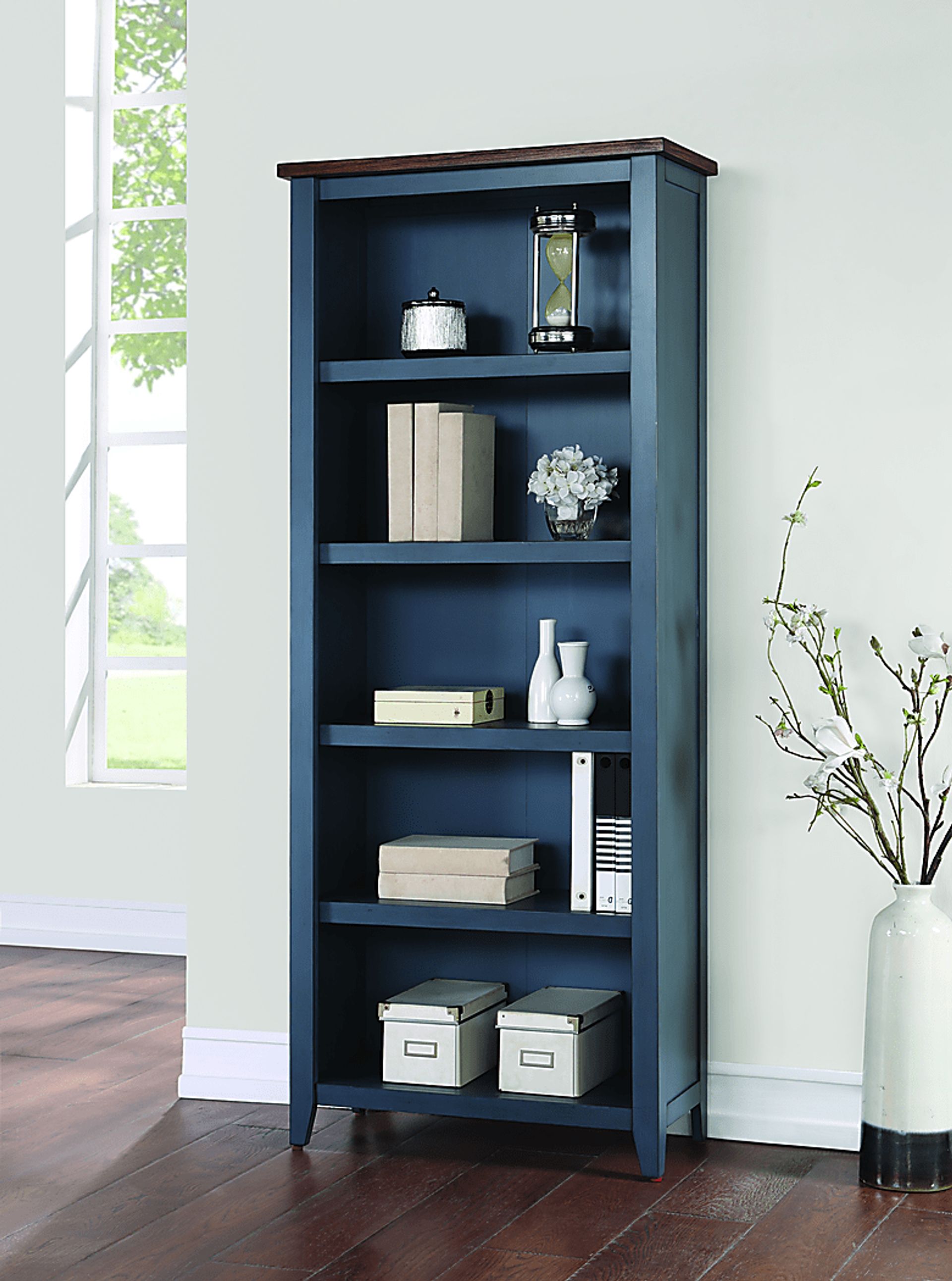 Steinhart Blue Bookcase - Image 4