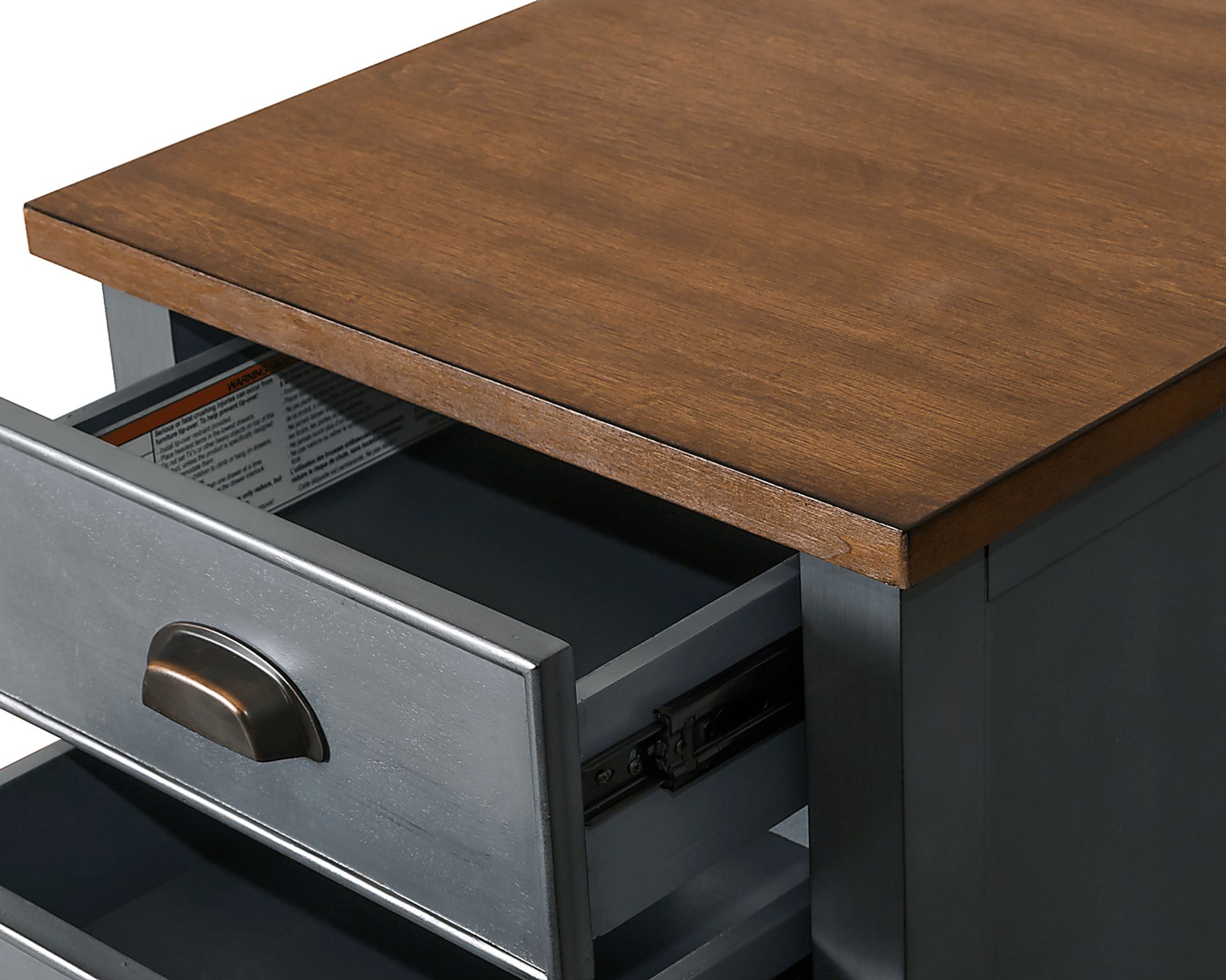 Steinhart Blue File Cabinet - Image 4