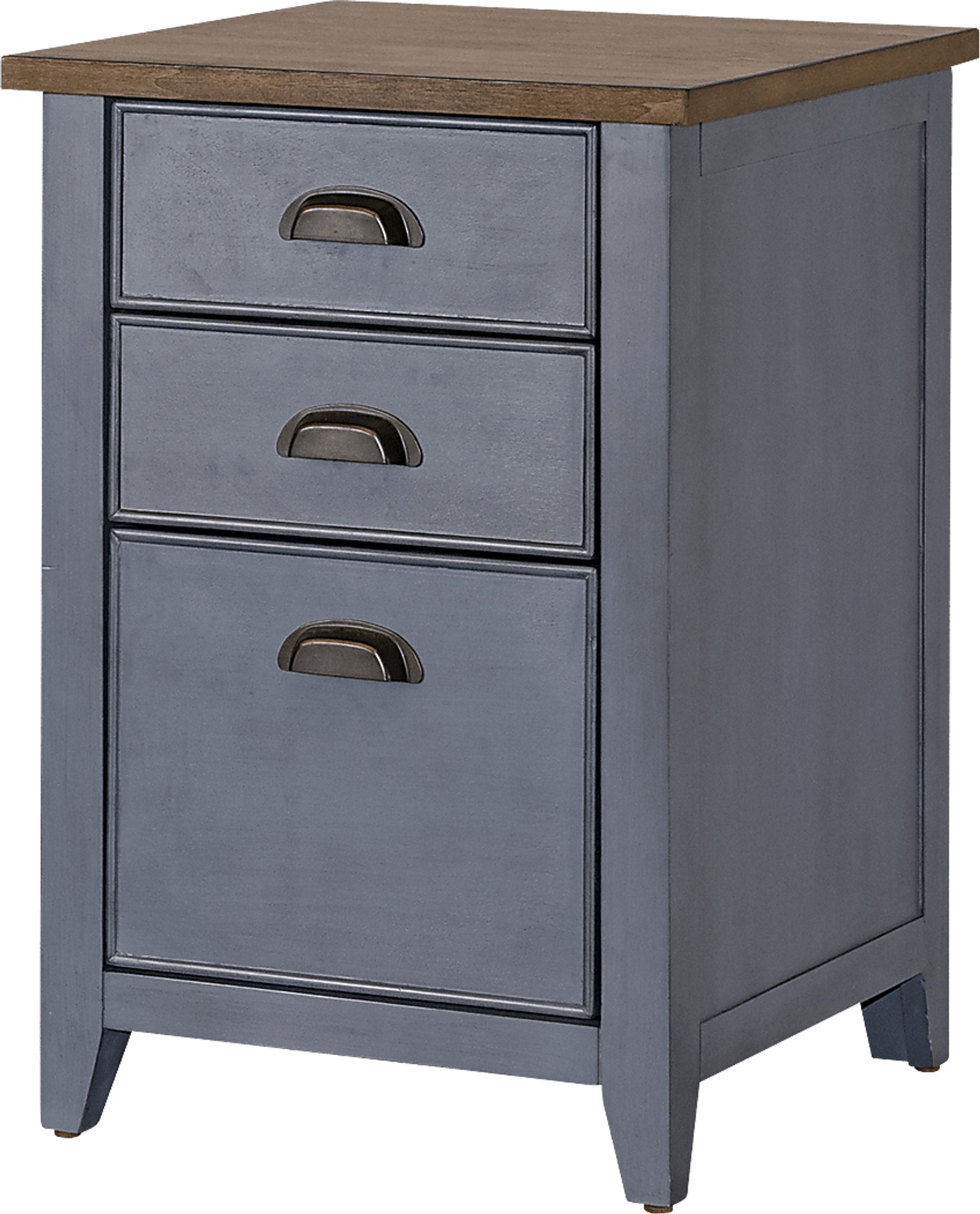 Steinhart Blue File Cabinet - Image 1