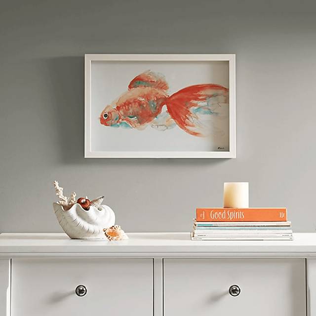 Steinmetz Orange Framed Wall Art - Thumbnail - Image 5