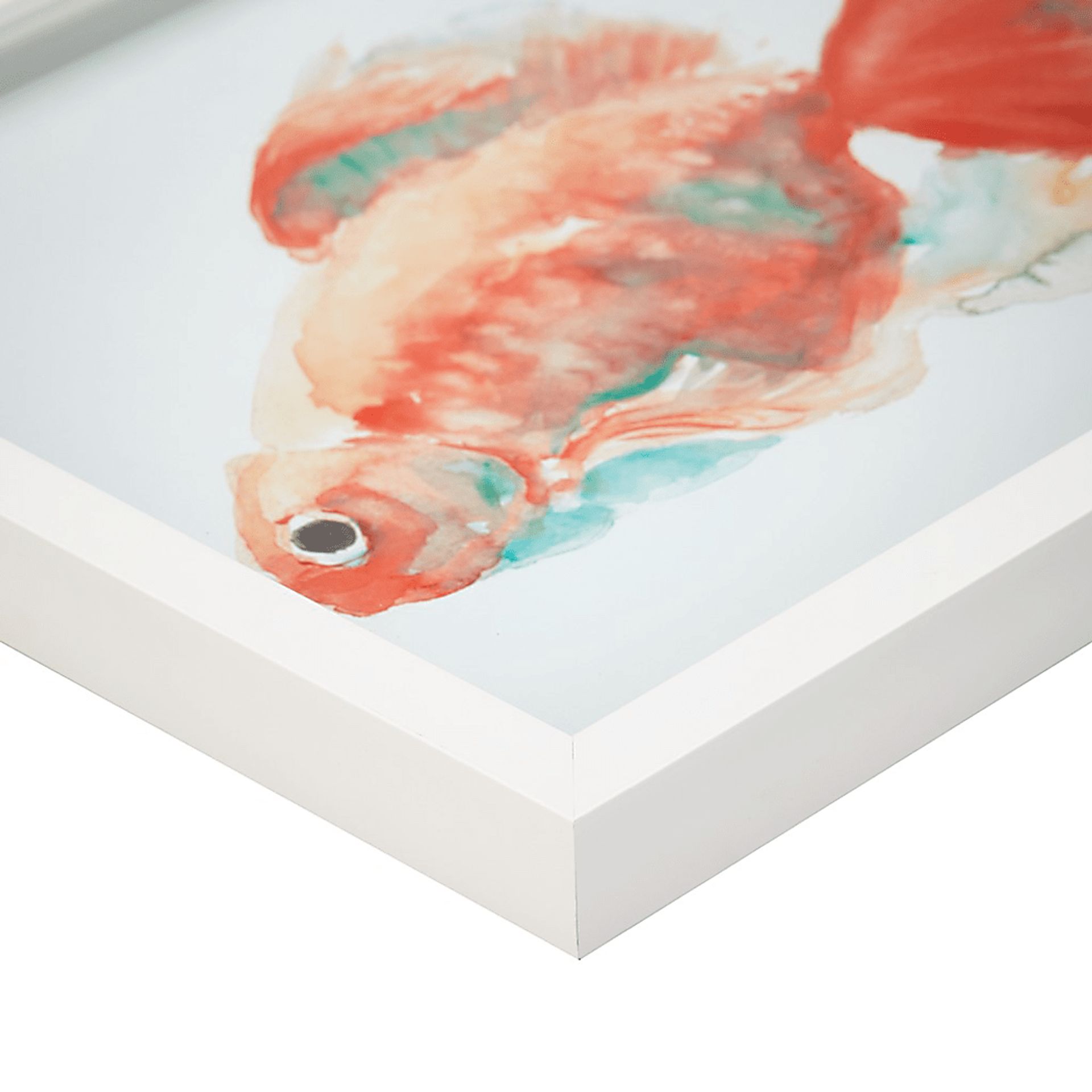 Steinmetz Orange Framed Wall Art - Image 3