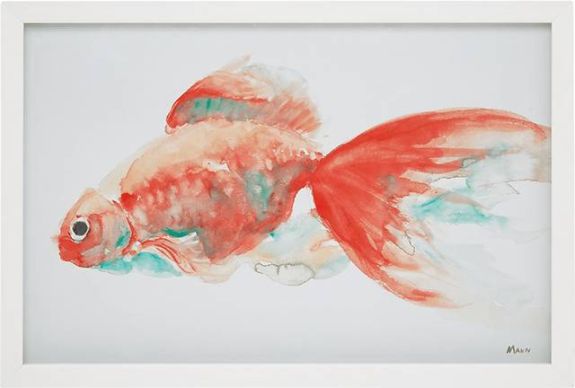 Steinmetz Orange Framed Wall Art - Thumbnail - Image 1